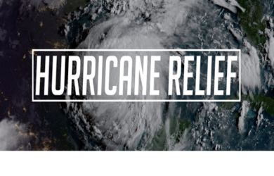 hurricane relief banner