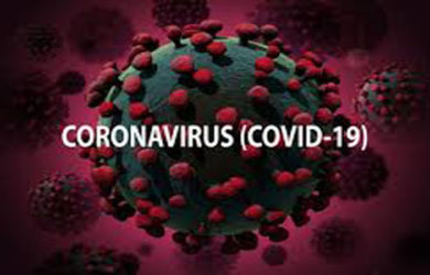 Coronavirus mockup image. looks menacing
